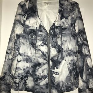 Blue and White Marble Jacket